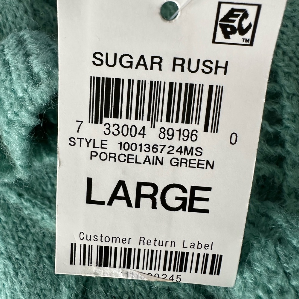 Charter Club Green Cardigan Sweater V-Neck Knit - Picture 2 of 9
